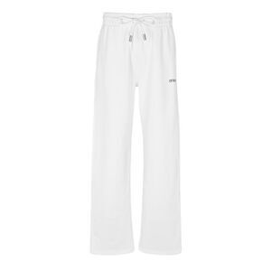 Off-White Mens Arrow Logo Straight Sweatpants / White/Black